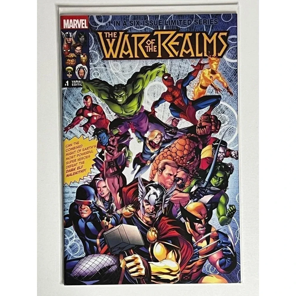 War of the Realms 1 - Mike McKone Secret Wars Homage Variant with COA